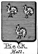 Pieck Coat of Arms / Family Crest 0