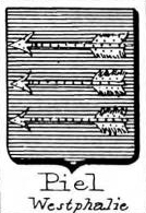 Piel Coat of Arms / Family Crest 1
