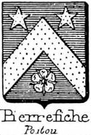 Pierrefiche Coat of Arms / Family Crest 0