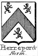 Pierrepont Coat of Arms / Family Crest 3