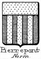 Pierrepont Coat of Arms / Family Crest 4