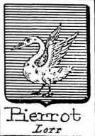 Pierrot Coat of Arms / Family Crest 1