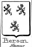 Pierson Coat of Arms / Family Crest 1