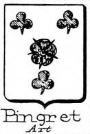 Pingret Coat of Arms / Family Crest 0