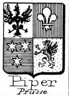 Piper Coat of Arms / Family Crest 2