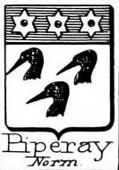 Piperay Coat of Arms / Family Crest 0