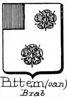 Pittem Coat of Arms / Family Crest 1