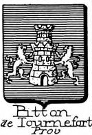 Pitton Coat of Arms / Family Crest 1