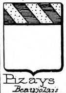 Pizays Coat of Arms / Family Crest 0