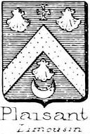 Plaisant Coat of Arms / Family Crest 2