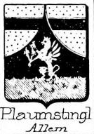 Plaumstingl Coat of Arms / Family Crest 0