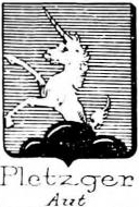 Pletzger Coat of Arms / Family Crest 1