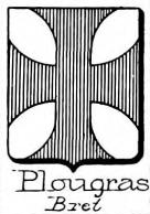 Plougras Coat of Arms / Family Crest 0