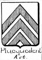 Plucquedent Coat of Arms / Family Crest 0