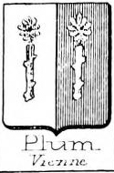 Plum Coat of Arms / Family Crest 2