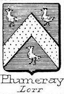 Plumeray Coat of Arms / Family Crest 0