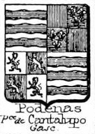 Podenas Coat of Arms / Family Crest 0