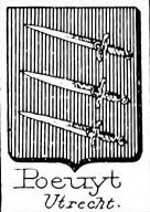 Poeuyt Coat of Arms / Family Crest 0