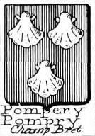 Pompery Coat of Arms / Family Crest 1