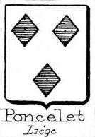 Poncelet Coat of Arms / Family Crest 0
