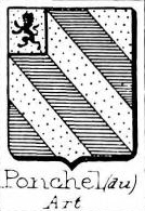Ponchel Coat of Arms / Family Crest 0