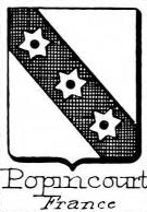 Popincourt Coat of Arms / Family Crest 0