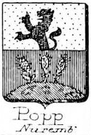Popp Coat of Arms / Family Crest 3