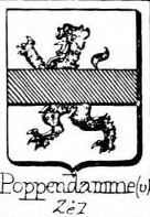 Poppendamme Coat of Arms / Family Crest 0