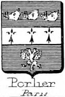 Porlier Coat of Arms / Family Crest 1