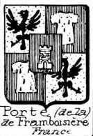 Porte Coat of Arms / Family Crest 25