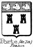 Porte Coat of Arms / Family Crest 10