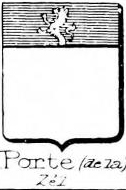 Porte Coat of Arms / Family Crest 1