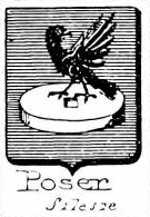 Poser Coat of Arms / Family Crest 1