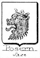 Posern Coat of Arms / Family Crest 3