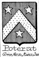 Poterat Coat of Arms / Family Crest 0