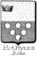 Pothyers Coat of Arms / Family Crest 0