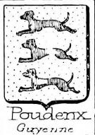 Poudenx Coat of Arms / Family Crest 0