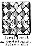 Poulhaut Coat of Arms / Family Crest 0