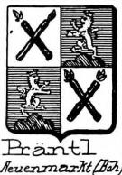 Prantl Coat of Arms / Family Crest 2