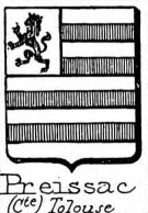 Preissac Coat of Arms / Family Crest 1