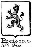 Preissac Coat of Arms / Family Crest 0