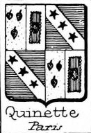 Quinette Coat of Arms / Family Crest 0