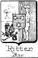 Ritter Coat of Arms / Family Crest 18