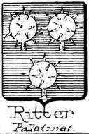 Ritter Coat of Arms / Family Crest 19