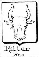 Ritter Coat of Arms / Family Crest 20