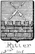 Ritter Coat of Arms / Family Crest 23