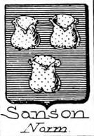 Sanson Coat of Arms / Family Crest 1