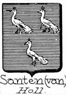 Santen Coat of Arms / Family Crest 1