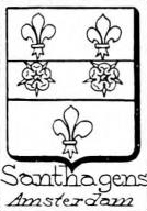Santhagens Coat of Arms / Family Crest 0