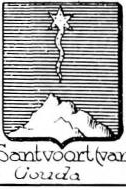 Santvoort Coat of Arms / Family Crest 1